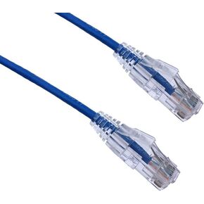 Axiom 5FT CAT6A BENDNFLEX Ultra-Thin SNAGLESS Patch Cable 650MHZ (Blue) in Saudi Arabia