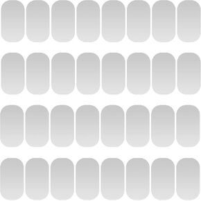 Mini Metal Plates for Magnetic Mount, Wall, Phone Holder, Case, Magnet, Crafts, DIY. Kit of 32 Silver Small 0.4" x 0.8" Iron Discs with 3M Adhesive Backing. Steel Replacement Sticker Set 32 Pack in Saudi Arabia