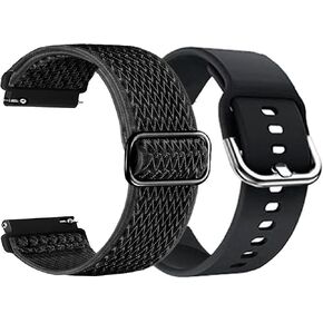 متوافق مع Gard Pro Health 2/2+، Health 3 Smart Watch Bands، عبوتان من السيليكون الناعم + أشرطة معصم قابلة للتعديل من النايلون القابل للتعديل (ليس لنماذج Gard Pro الأخرى) in Kuwait