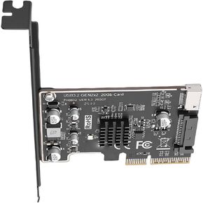 Pissente Pcie to USB 3.2 Expansion Card, Type E Front Type C 20Gbps in Kuwait
