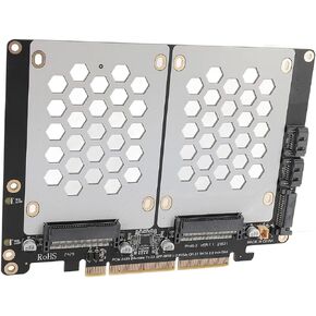 Pissente PCIe 4.0 to Dual U.2 SSD Adapter Card, SFF8639 in Kuwait