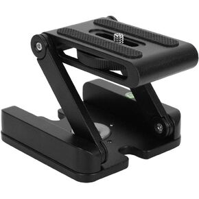 Fabater Folding Z Tilt Pan Tripod Head Ballhead Arrow Storage Case Plate for DSLR Camera, CNC Aluminum Alloy Panoramic 180 Degree Tilt 360 Degree Pan with 1/4 & 3/8 Thread Universal Stand in Kuwait