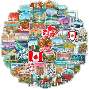 200 PCS Canada Travel Souvenir Stickers in Kuwait