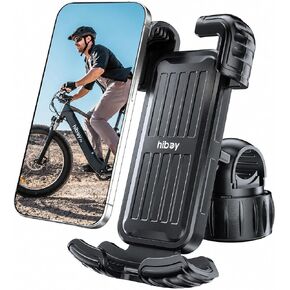 Hiboy Bike Phone Holder, 360° Rotation Adjustable Motorcycle Phone Mount,Bicycle Scooter Handlebar Phone Clip for 5.1" - 6.8" Smartphones in Kuwait