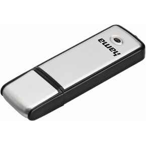 Hama Fancy USB 2.0 Flash Drive, 16 GB, 10 MB/s, Black/Silver in Saudi Arabia