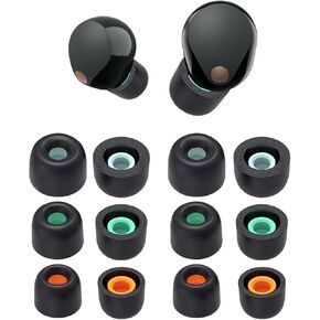 Aiivioll Memory Foam Eartips for WF-1000XM6/5/4, 6 Pairs, Black in Kuwait