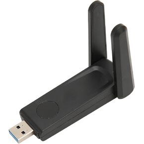 600Mbps Wireless Network Card, Dual Band 2.4G 5G WiFi Adapter USB 3.0 with External Antenna for WindowsXP 7 8 10 Desktop PC in Kuwait