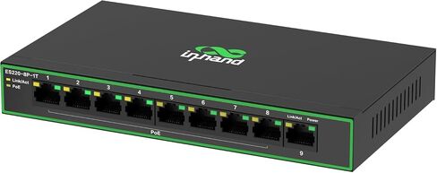 InHand Networks 9-Port High-Power PoE+ Unmanaged Ethernet Switch in Saudi Arabia