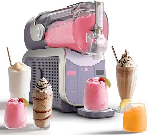 Ninja SLUSHi XL Smart Frozen Drink Maker 10+ Servings Pink Violet, FS601PK1 in Saudi Arabia