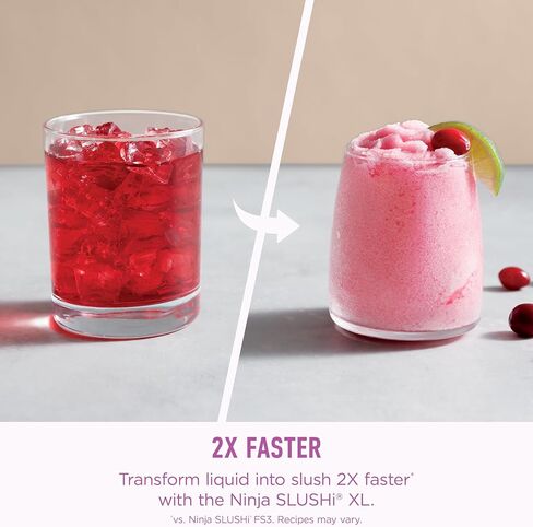 Ninja SLUSHi XL Smart Frozen Drink Maker 10+ Servings Pink Violet, FS601PK1 in Saudi Arabia