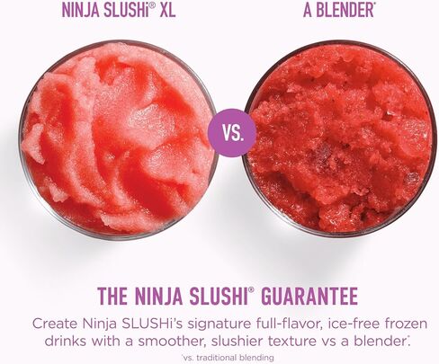 Ninja SLUSHi XL Smart Frozen Drink Maker 10+ Servings Pink Violet, FS601PK1 in Saudi Arabia
