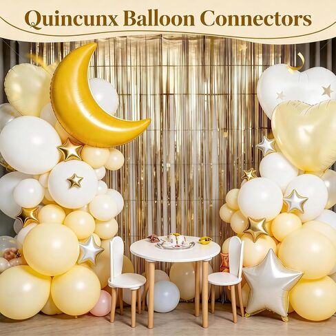 30 Pack Balloon Clips, Rings - Balloon Arch Supplies with 10 Spring Clamps for Balloon Arch and 20 Connectors for Birthday Decorations, Party Crafts, and Photography Studios in Saudi Arabia