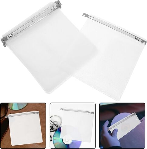 12pcs Non Woven Disc Sleeves Portable Protective Organizer for Home Travel in Kuwait
