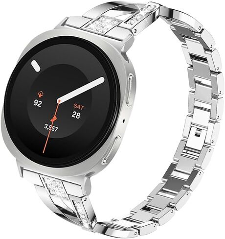 متوافق مع Samsung Galaxy Watch 8 40mm 44mm/8 فرق 46 مم الكلاسيكية ، Women Results Bling Jewelry Bracelet Shinestone Strap Barband for Galaxy Watch 8/8 Classic in Kuwait