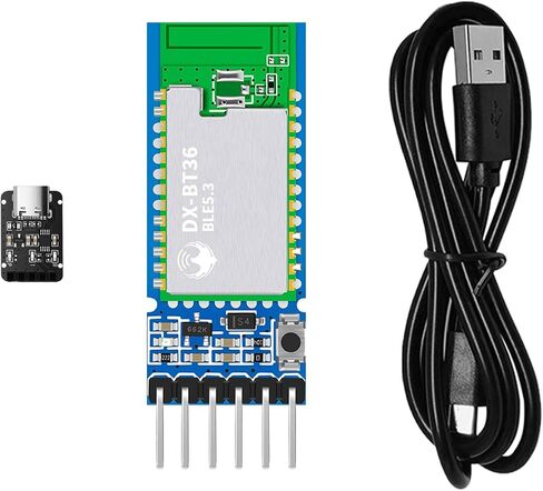 DX-BT36 Master-Slave Bluetooth Module DA14535&BLE 5.3 Module Uart Serial Port 70m Distance Communication AT Command Bluetooth Module (DX-BT36*3 PCS) in Saudi Arabia