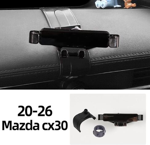 Compatible with Mazda CX30 Phone Holder, Snap-On Installation in Saudi Arabia