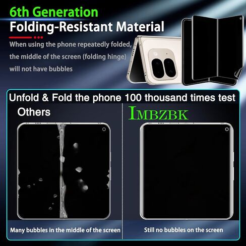 IMBZBK Privacy Screen Protector for Google Pixel 10 Pro Fold, 2+2+2 Pack in Kuwait