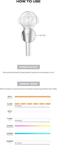 valueflag ATEEZ Official LightStick Ver.3 Light Stick Fanlight with Tracking ATZ in Saudi Arabia