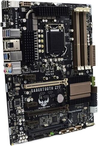 Computer Motherboards Fit for ASUS Sabertooth Z77 Intel Z77 Motherboard CPU Core I7 2600 3770 I5 3340 2500K I3 3240 Memory 4xDDR3 LGA 1155USB3.0 ATX in Saudi Arabia
