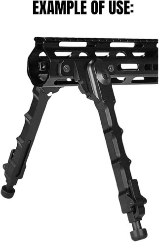 7.5-9 Inch Adjustable Rifle Bipod for M-LOK Rail – Tactical Aluminum Bipod for Hunting, Shooting & Range Use – Lightweight, Stable & Easy Install in Kuwait