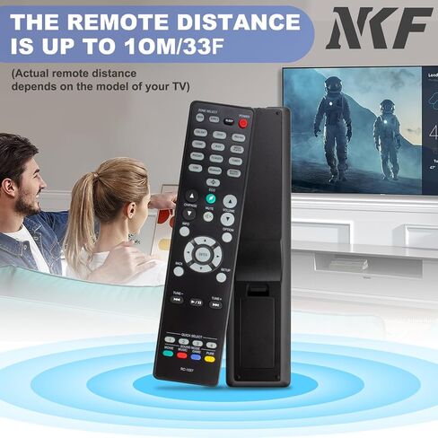 RC-1227 Remote Control for Denon AV Receiver Remote Replacement AVR-X1500H AVR-X1600H AVR-X1700H AVR-S750H AVR-S740H AVR-X2100W AVR-X2600H AVR-S920W AVR-S950H AVR-X3600H AVR-X5200W in Saudi Arabia