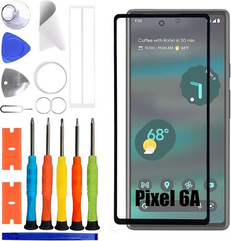 New Touch Screen Digitizer Replacement Compatible with Google Pixel 6A [6.1 inch] GX7AS, GB62Z, G1AZG, GB17L with Specialized Repair Tools Kit. (No LCD Digitizer)-with OCA Adhesive in Saudi Arabia