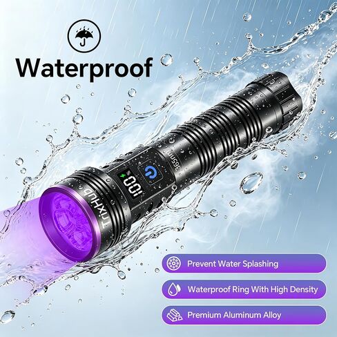 TrixHub 365nm 5xLED Blacklight UV مصباح يدوي قوي قابل لإعادة الشحن بالأشعة فوق البنفسجية in Saudi Arabia