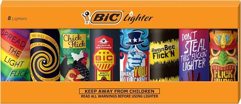 BIC Maxi Pocket Lighter, Special Edition Pickle Collection, 6 Count in Kuwait
