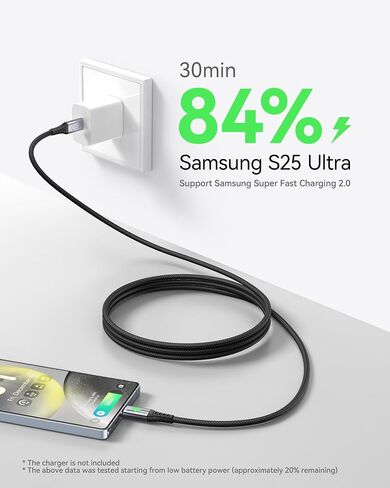 INIU USB C Cable, 2m 100W Fast Charging USB C to USB C Cable in Saudi Arabia