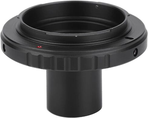 Microscope Eyepiece Adapter Ring Holder Durable Metal Mount for AI SLR Camera 23.2mm T Holders Detachable Convenient for Microscope Lovers in Kuwait