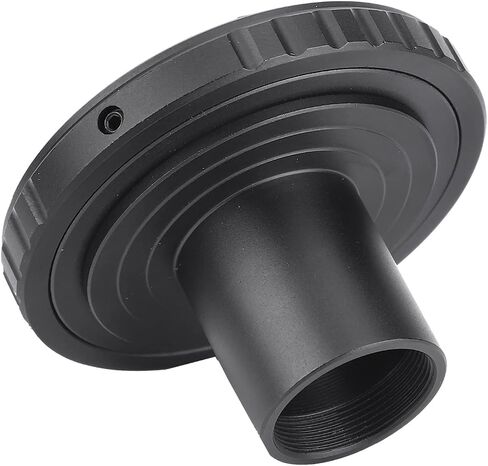 Microscope Eyepiece Adapter Ring Holder Durable Metal Mount for AI SLR Camera 23.2mm T Holders Detachable Convenient for Microscope Lovers in Kuwait