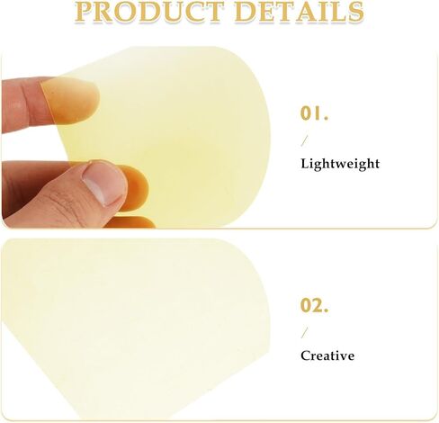 12pcs Yellow Colored Plastic Lighting Filter Sheet in Kuwait