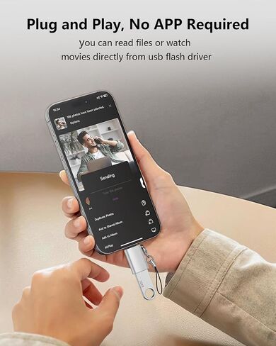 iPhone OTG Adapter, USB 3.0 Female to Lightning Male Adapter OTG Dongle in Kuwait