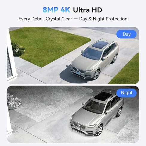 4K Wired Security Camera System Outdoor, 4PCS 8MP PTZ Camera,3TB HDD in Saudi Arabia