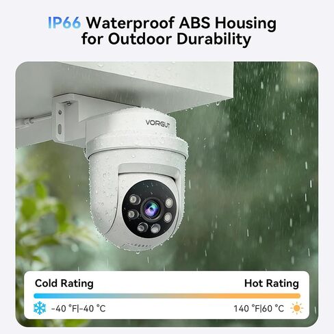 4K Wired Security Camera System Outdoor, 4PCS 8MP PTZ Camera,3TB HDD in Saudi Arabia