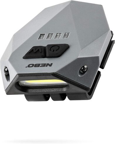 NEBO Einstein Rechargeable Cap Light | 50 Lumens, 3 Light Modes, 90 Degree Adjustable Tilt, Compact & Portable, Hands-Free Wave Activated LED Light, Includes Micro-USB Charging Cable. in Kuwait