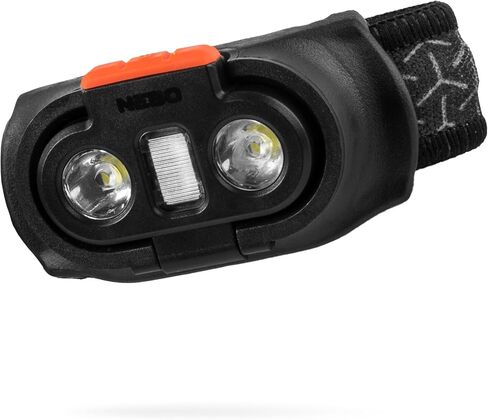 NEBO Einstein Rechargeable Cap Light | 50 Lumens, 3 Light Modes, 90 Degree Adjustable Tilt, Compact & Portable, Hands-Free Wave Activated LED Light, Includes Micro-USB Charging Cable. in Kuwait