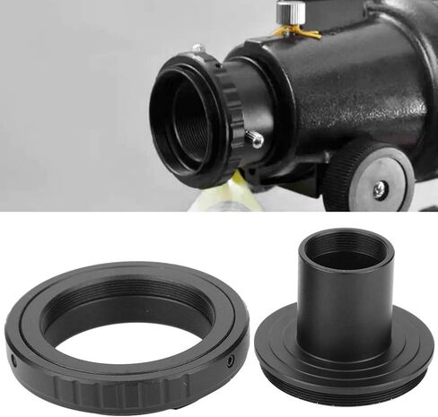 Aluminum Alloy Microscope Adapter Ring for PK Mount Camera, Durable 23.2mm Lens Adapter for Microscope Image Recording in Kuwait