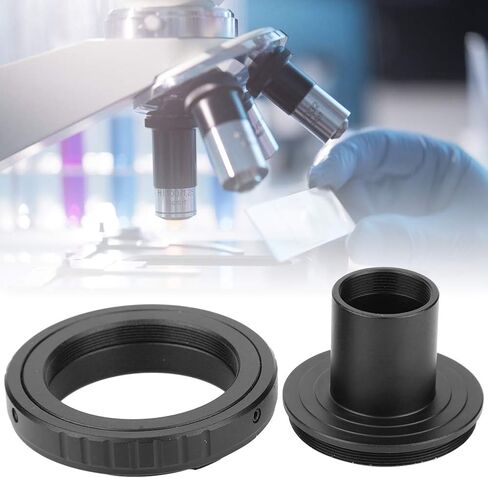 Aluminum Alloy Microscope Adapter Ring for PK Mount Camera, Durable 23.2mm Lens Adapter for Microscope Image Recording in Kuwait