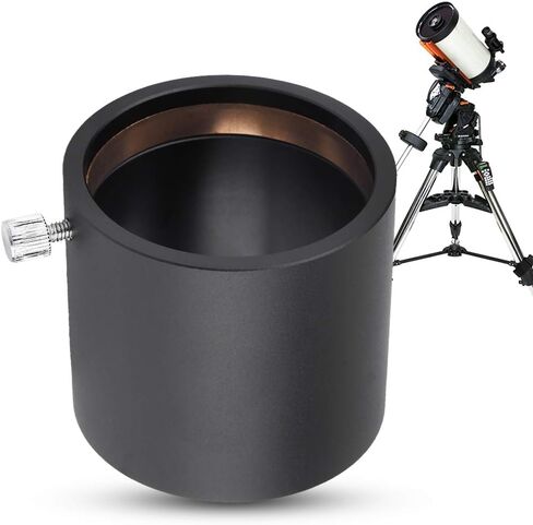 Lightweight Compression Ring Mount Adapter for Telescope, 2" SCT Eyepiece, Black, for C8 C14 in Kuwait
