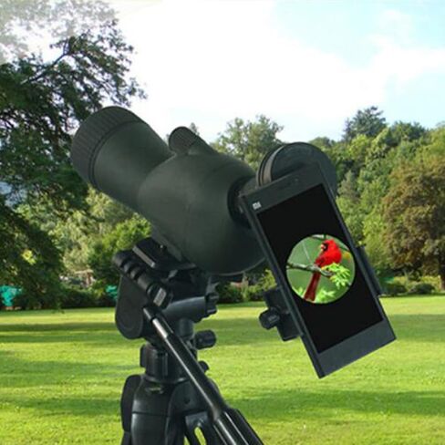 Telescope Phone Adapter for Binoculars and Spotting Scopes, Black in Kuwait