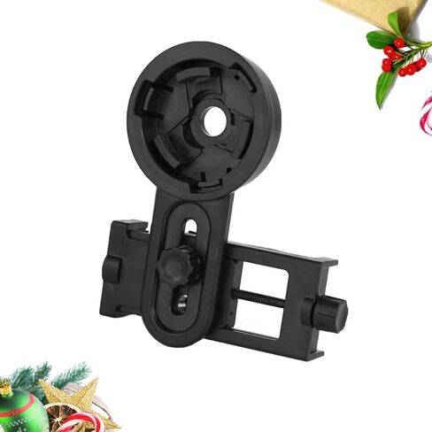 Telescope Phone Adapter for Binoculars and Spotting Scopes, Black in Kuwait