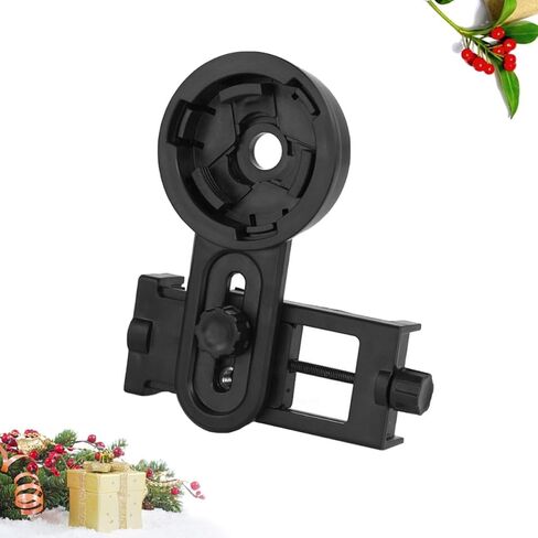 Telescope Phone Adapter for Binoculars and Spotting Scopes, Black in Kuwait