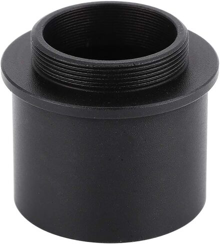 C-Mount Telescope Lens Video Camera Adapter, for Main Focus Photography, Black Aluminum Alloy for Telescope in Kuwait