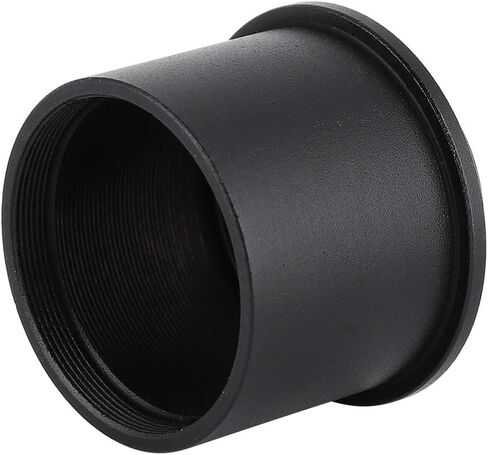 C-Mount Telescope Lens Video Camera Adapter, for Main Focus Photography, Black Aluminum Alloy for Telescope in Kuwait