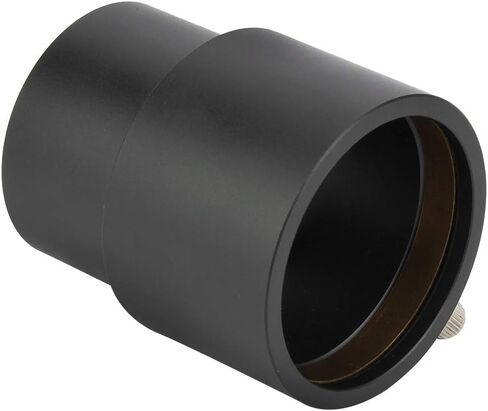 Durable 2 Inch Telescope Extension Tube Adapter with Locking Screw for Astronomy Photography, Portable Black Aluminum Eyepiece Extension Tube for in Kuwait