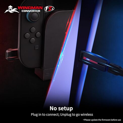 Brook Wingman P5s - P5 P4 NS2 NS PC Controller Converter with Wireless and Wired Support Vibration Six-Axis Motion Turbo Macro Remap via Converter Center Software in Kuwait