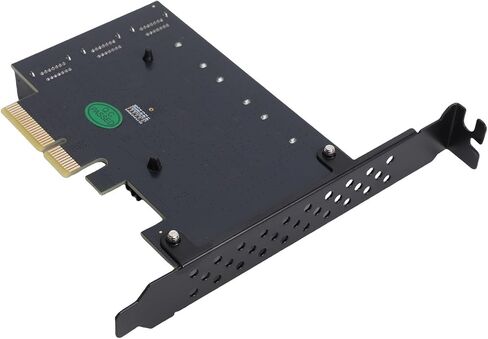 ciciglow 6Gbps PCIE 4X to Serial ATA Expansion Card, Reliable Hard Drive Adapter for 10, 11, 2003, Supports 9 Connections, Easy Installation in Kuwait