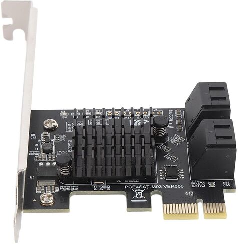 PCIE Serial ATA 3.0 Expansion Card High Speed 4 Port Adapter for PCIE 6Gbps Hard Disk Conversion in Kuwait