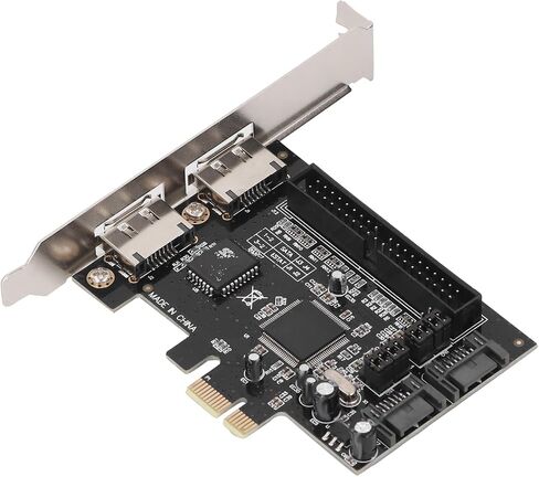 PCI Express Adapter Card for Ultra ATA 133 Hard Drives with External and Internal Ports in Kuwait